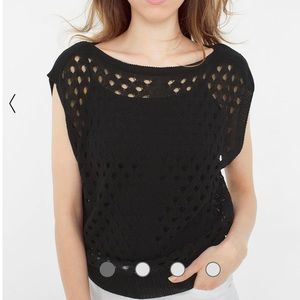 White House Black Market Black Sweater